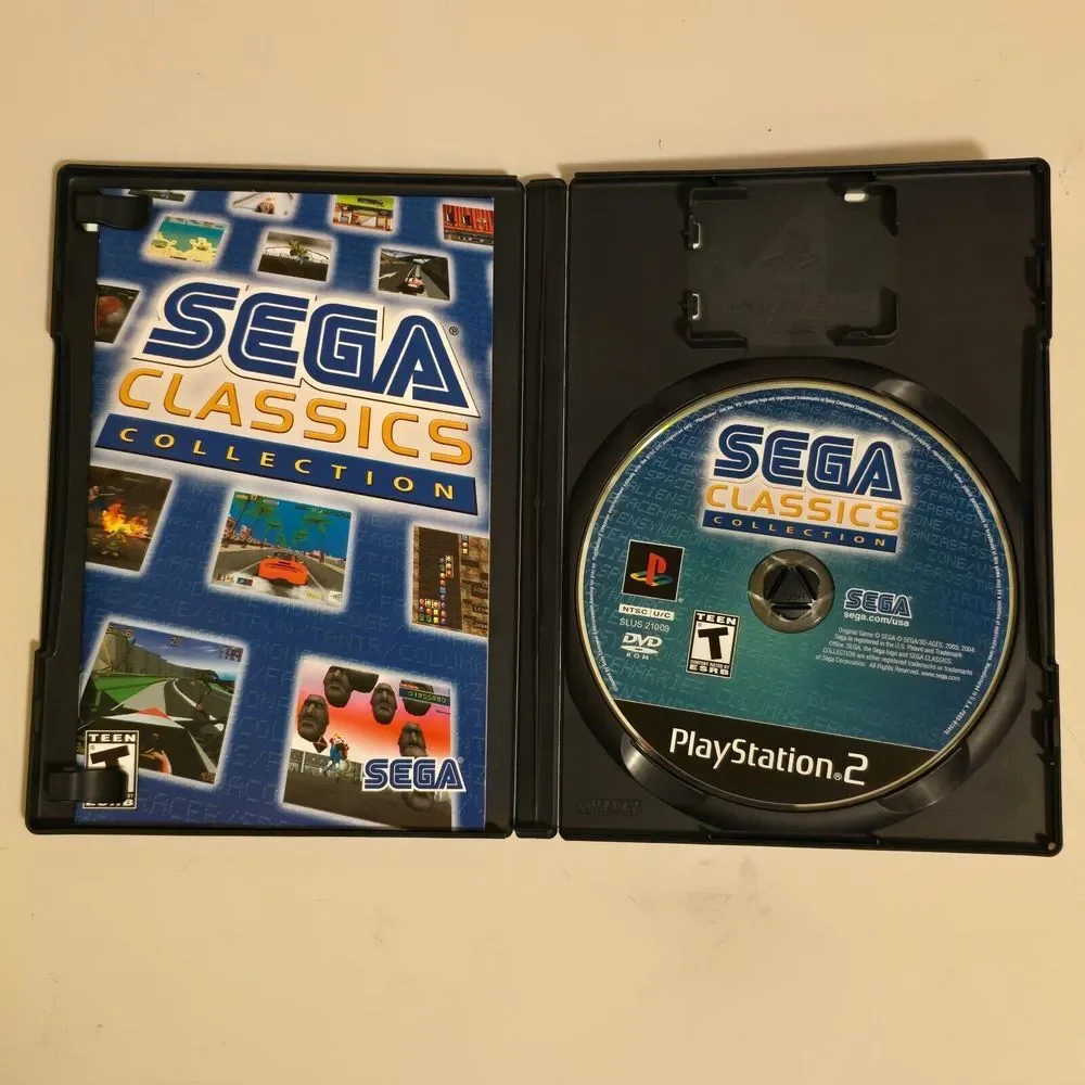 VTG PS2 Sega Classics Collection (Sony PlayStation 2, 2004)‎ Complete / Tested